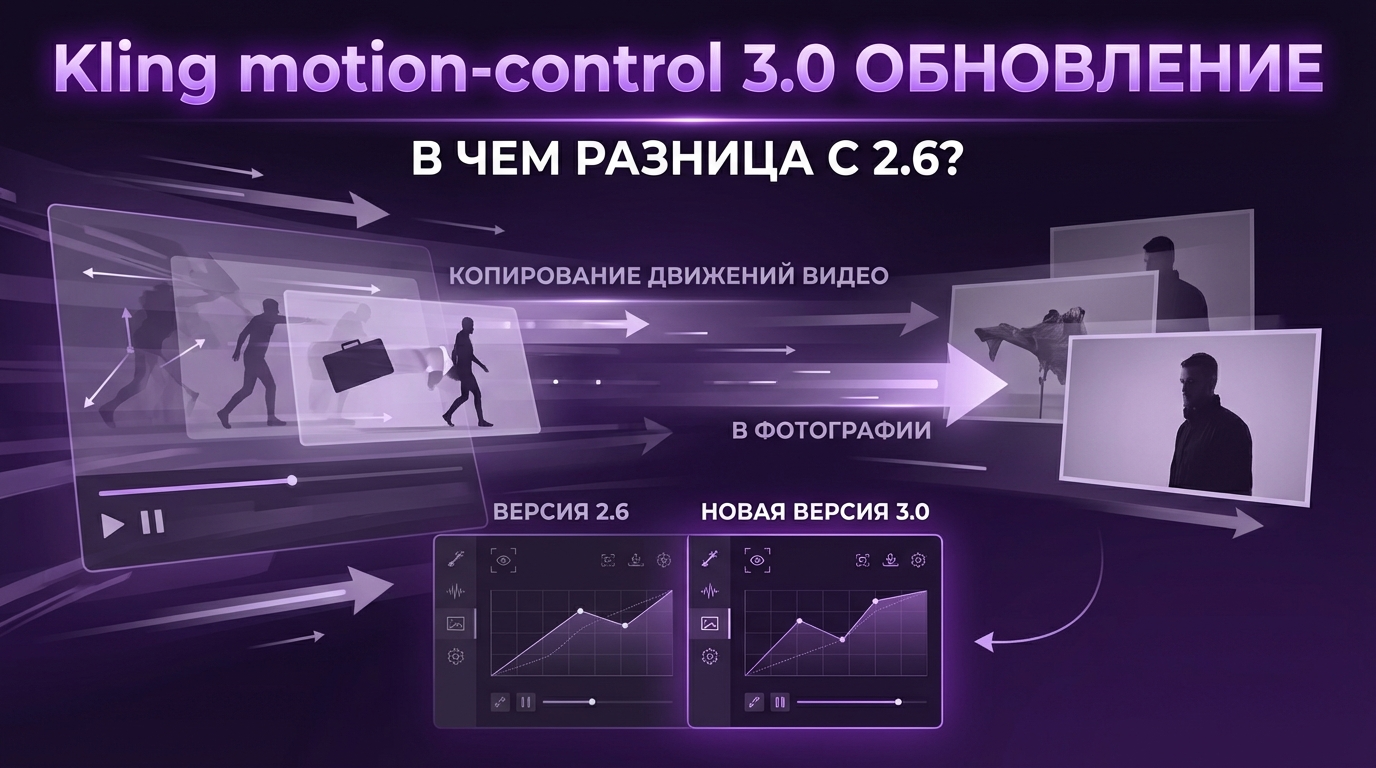 Kling 3.0 Motion Control — что нового и как пользоваться в России