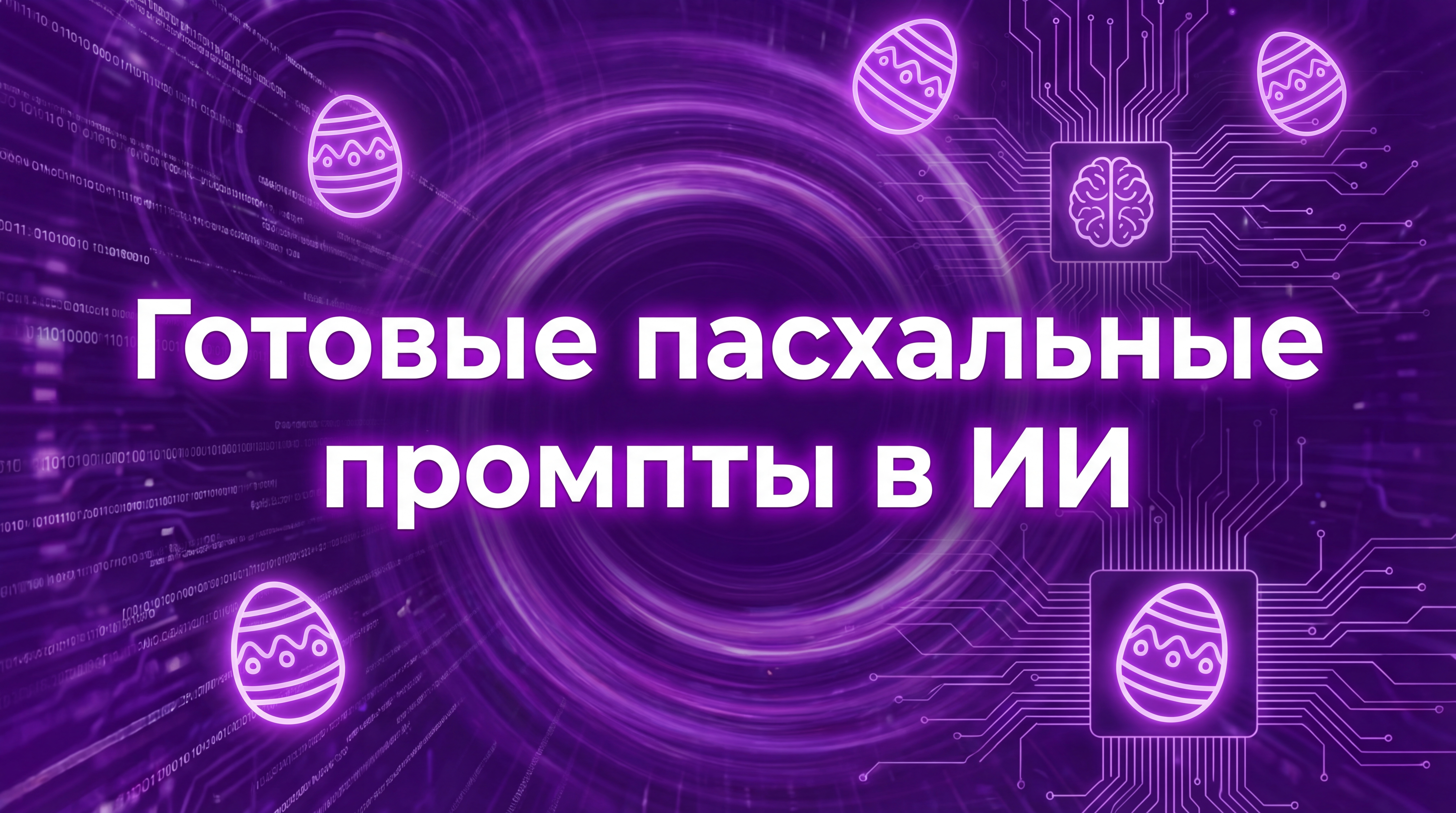 45 промтов на Пасху для нейросети: открытки, поздравления и фотосессия через ИИ