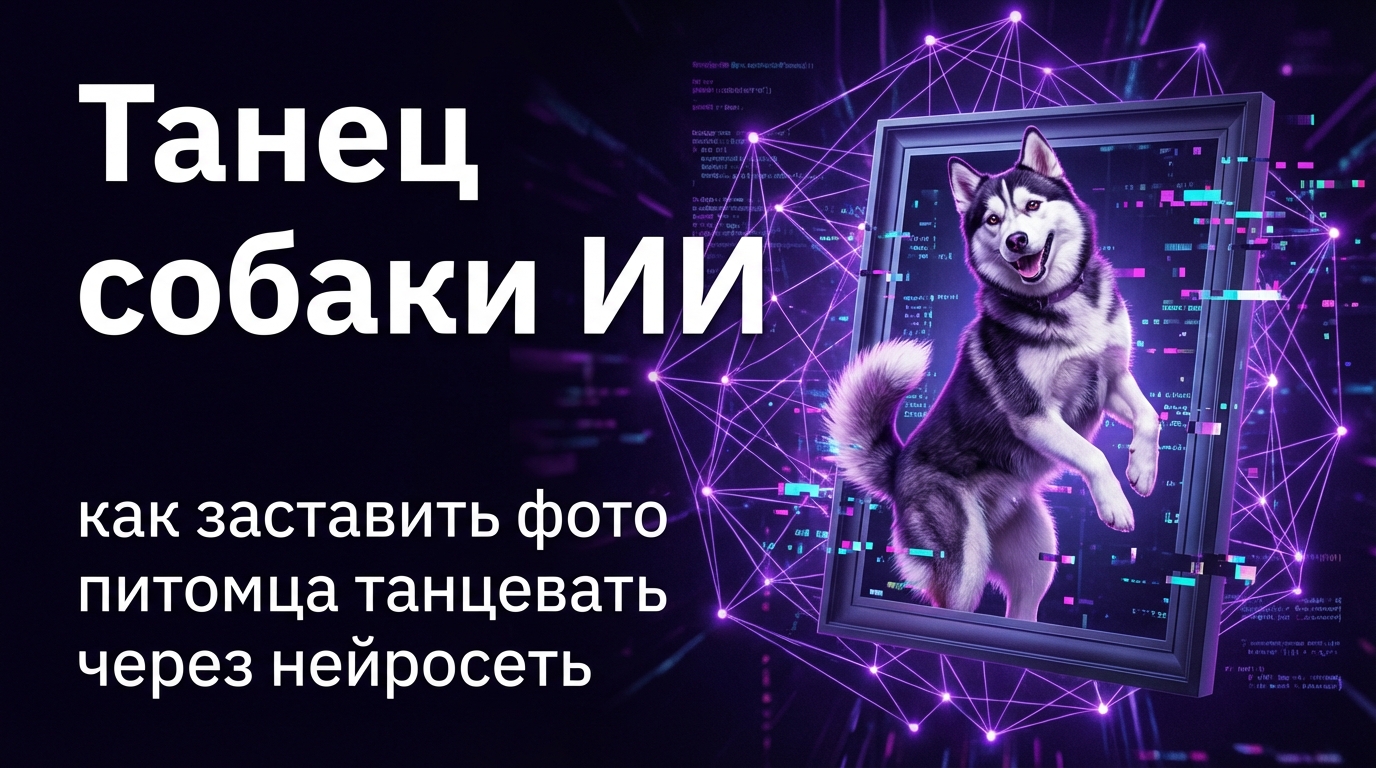Танец собаки ИИ — как заставить фото питомца танцевать через нейросеть